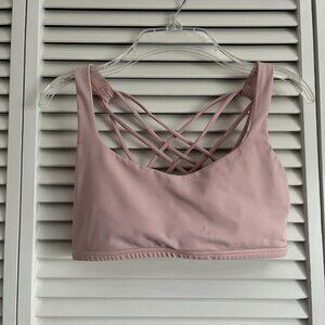 Lululemon Free To Be Bra (Wild) pink size 8 rare
